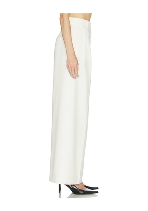 ANINE BING Lou Trouser in Cream. Size 30. Also in 32, 36.