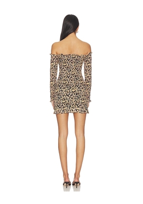 AFRM Peck Dress in Black. Size S. Also in XXS, XS, M, L, XL, XXL, 1X.