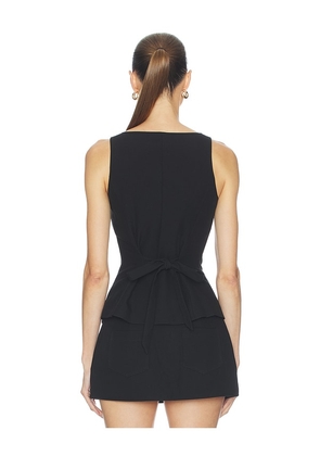 GUIZIO Troyes Top in Black. Size XXS. Also in XS, S, M, L.
