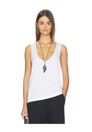 CLYQUE Siff Top in White. Size S. Also in M, XS.