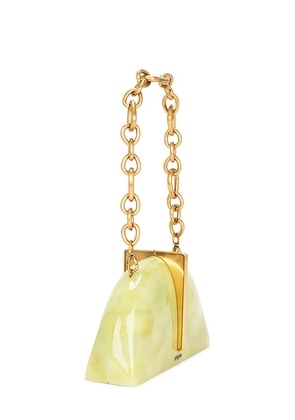 Cult Gaia Laguna Clutch in Green.