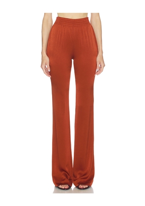 Atlein High Waist Bootcut Pants in Rust. Size 34. Also in 36, 40.