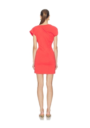 AGOLDE Beth Dress in Red. Size XS. Also in S, M, L.