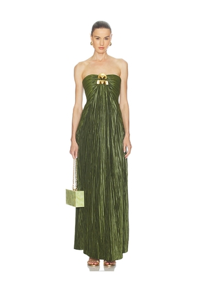 Cult Gaia Sequoia Dress in Green. Size 0. Also in 2, 4, 6, 8, 12.