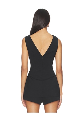 EAVES Judith Top in Black. Size XXS. Also in XS, S, M, L.