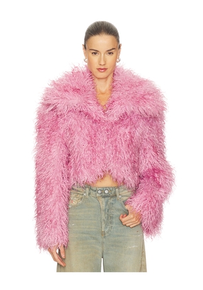 Jakke Spun Jacket in Pink. Size XS. Also in M.