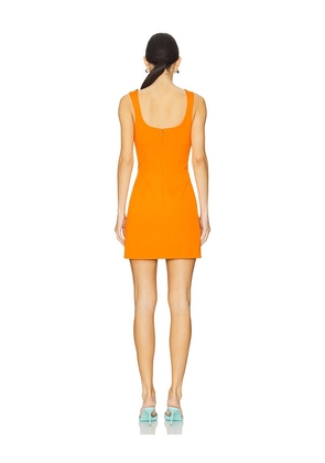 SIMKHAI Arella Mini Dress in Orange in Orange. Size 4. Also in 12.