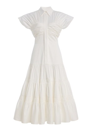 Alexis Carosini Cotton-Blend Midi Dress - Moda Operandi