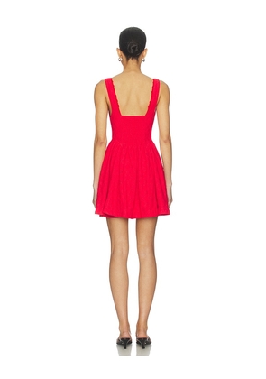 Free People Can't Help It Mini Dress in Red. Size XS. Also in M, S.