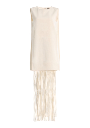 Alexis Mackenzie Convertible Fringed Woven Mini Dress - Moda Operandi