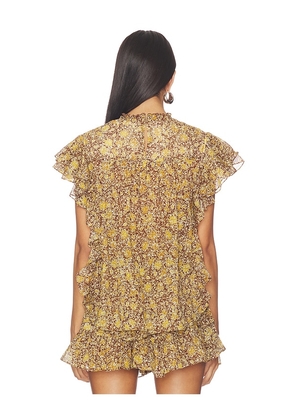 Isabel Marant Etoile Daliyane Top in Brown. Size 36/4. Also in 34/2, 42/10.