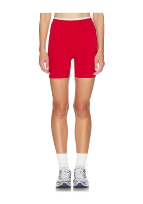 FORM Two Tone Shorts in Red. Size XS. Also in M, S.