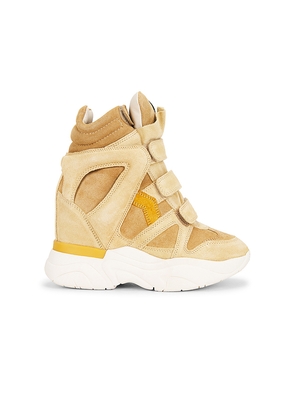 Isabel Marant Balskee Sneaker in Beige. Size 36. Also in 37, 38, 39, 40.