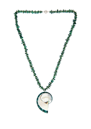 Julietta Tortugas Necklace in Green.