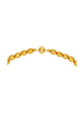 Julietta Mykonos Necklace in Metallic Gold.