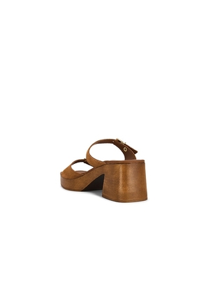 Free People Beck Buckle Clog in Brown. Size 36. Also in 39.