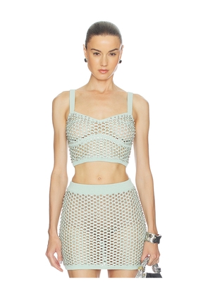 fleur du mal Spotlight Bralette in Mint. Size XS. Also in M, S.