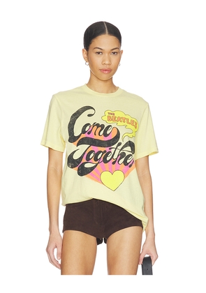 Junk Food The Beatles Come Together Tee in Yellow. Size L. Also in M, S, XL/1X.