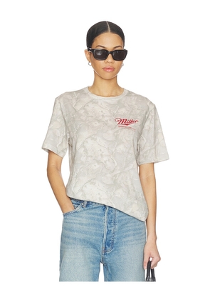 Junk Food Miller High Life Tee in Grey. Size L. Also in XS, S, M.