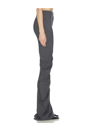 Jade Cropper Twisted Trouser in Grey. Size 34. Also in 40.