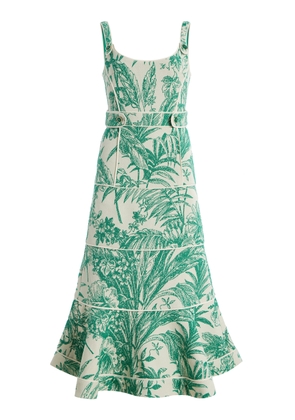 Alexis Kayleen Printed Twill Midi Dress - Moda Operandi