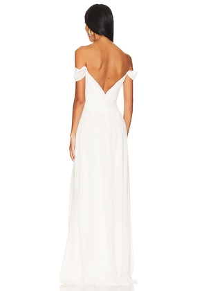 Katie May Darcy Gown in Ivory. Size XS. Also in S.