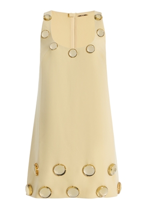 Alexis Aravine Jeweled Crepe Mini Dress - Moda Operandi