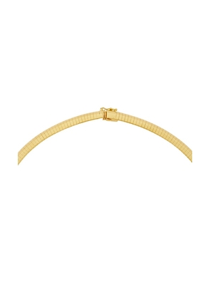 Loren Stewart Sorriso Collar Necklace in Metallic Gold.