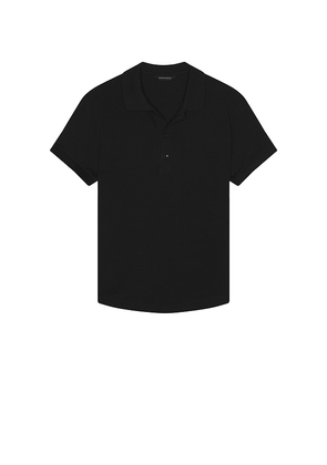 Monfrere Pierce Polo in Black. Size M. Also in L.