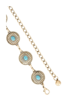 Lovers and Friends Lovers + Friends Diane Belt in Metallic Gold.