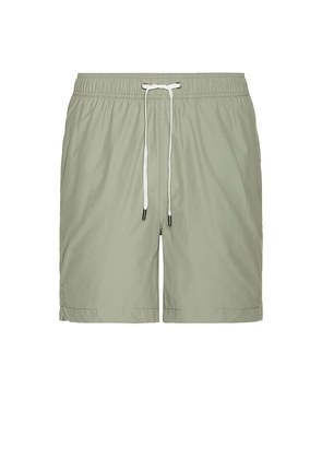 onia Charles 7 Swim Trunks in Sage. Size S. Also in L, XL/1X.
