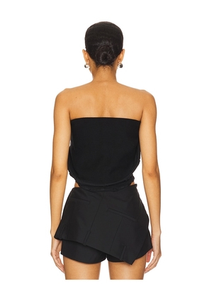 MARRKNULL Hooded Corset in Black. Size XS. Also in L.