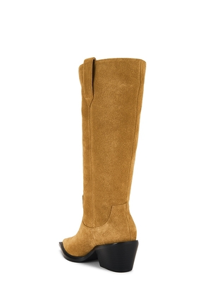 Nakedvice x REVOLVE The Reid Boot in Brown. Size 6. Also in 7, 8, 9.