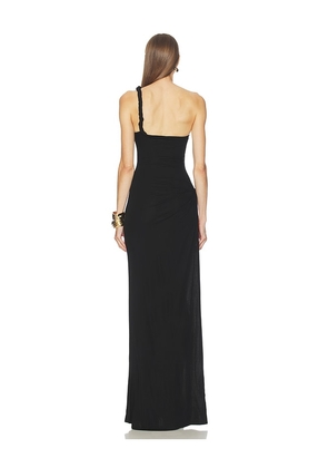 Michael Costello x REVOLVE Ancona Dress in Black. Size M. Also in S.