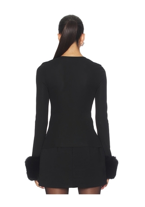 MAJORELLE Daphine Top in Black. Size M. Also in XS, S, L, XL.
