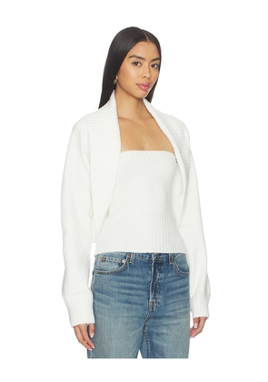 MORE TO COME Huntah Cardigan Set in Ivory. Size L. Also in XS, S, M.