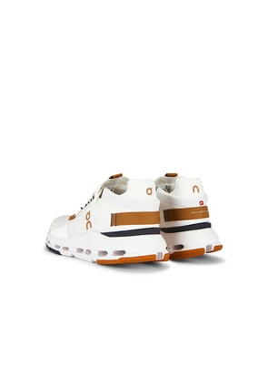 On Cloudnova 2 in White. Size 7. Also in 9.