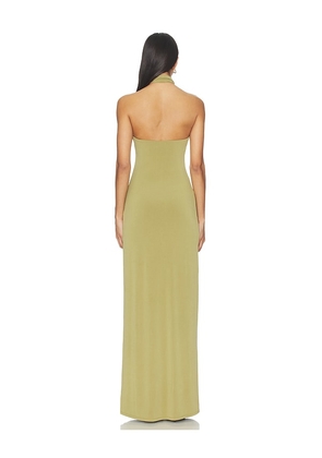 Lovers and Friends Beila Maxi Dress in Olive. Size L. Also in XS, XXS, S, M, XL.