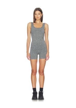 On Studio Knit Romper in Grey. Size XS. Also in L, M, S.