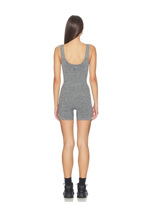 On Studio Knit Romper in Grey. Size XS. Also in S, M, L.
