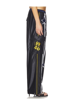 Off Season Golden State Warriors Nylon Track Pant in Black. Size XS. Also in S, M.