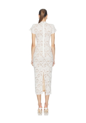 Nookie Alessia Midi Dress in Ivory. Size XS. Also in S, L.
