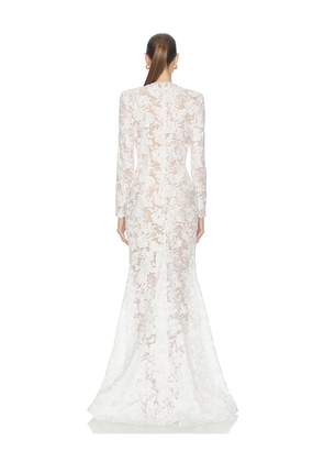 Nadine Merabi Sasha White Dress in White. Size 2/XS. Also in 4/S, 8/M, 10/L, 12/XL.