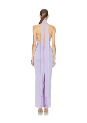 Nookie Crush Halter Gown in Purple. Size XS. Also in S, M.