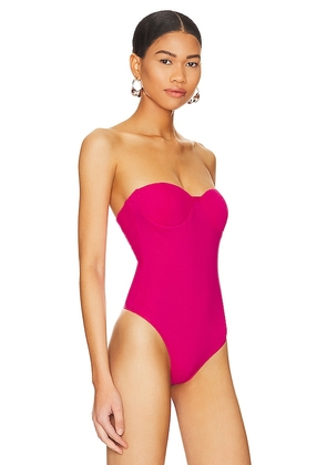 superdown Stef Bustier Bodysuit in Fuchsia. Size S. Also in XS.