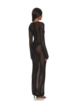 superdown Odette Maxi Dress in Black. Size M. Also in XS, S, L.