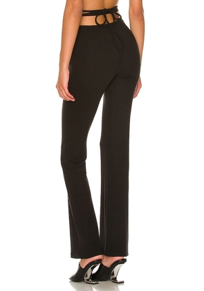 superdown Regan Tie Strap Pant in Black. Size M. Also in L, XL.