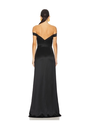 SAU LEE Paulina Gown in Black. Size 00. Also in 0.