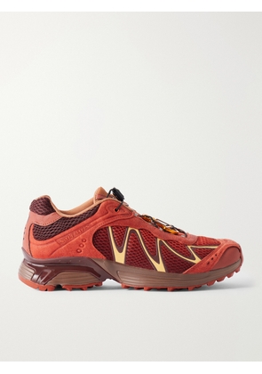 Salomon - Xt-whisper Tpu And Suede-trimmed Mesh Sneakers - Red - UK 3.5,UK 4,UK 4.5,UK 5,UK 5.5,UK 6,UK 6.5,UK 7,UK 7.5,UK 8