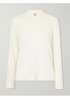 TOTEME - Wool And Silk-blend Sweater - Neutrals - xx small,x small,small,medium,large,x large